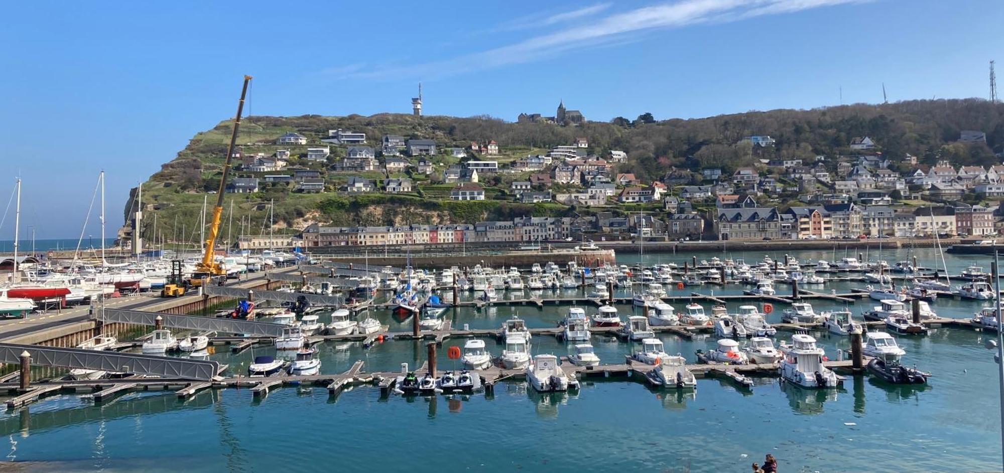 Charmant Studio Avec Vue Sur Le Port Et Falaises Fécamp Esterno foto