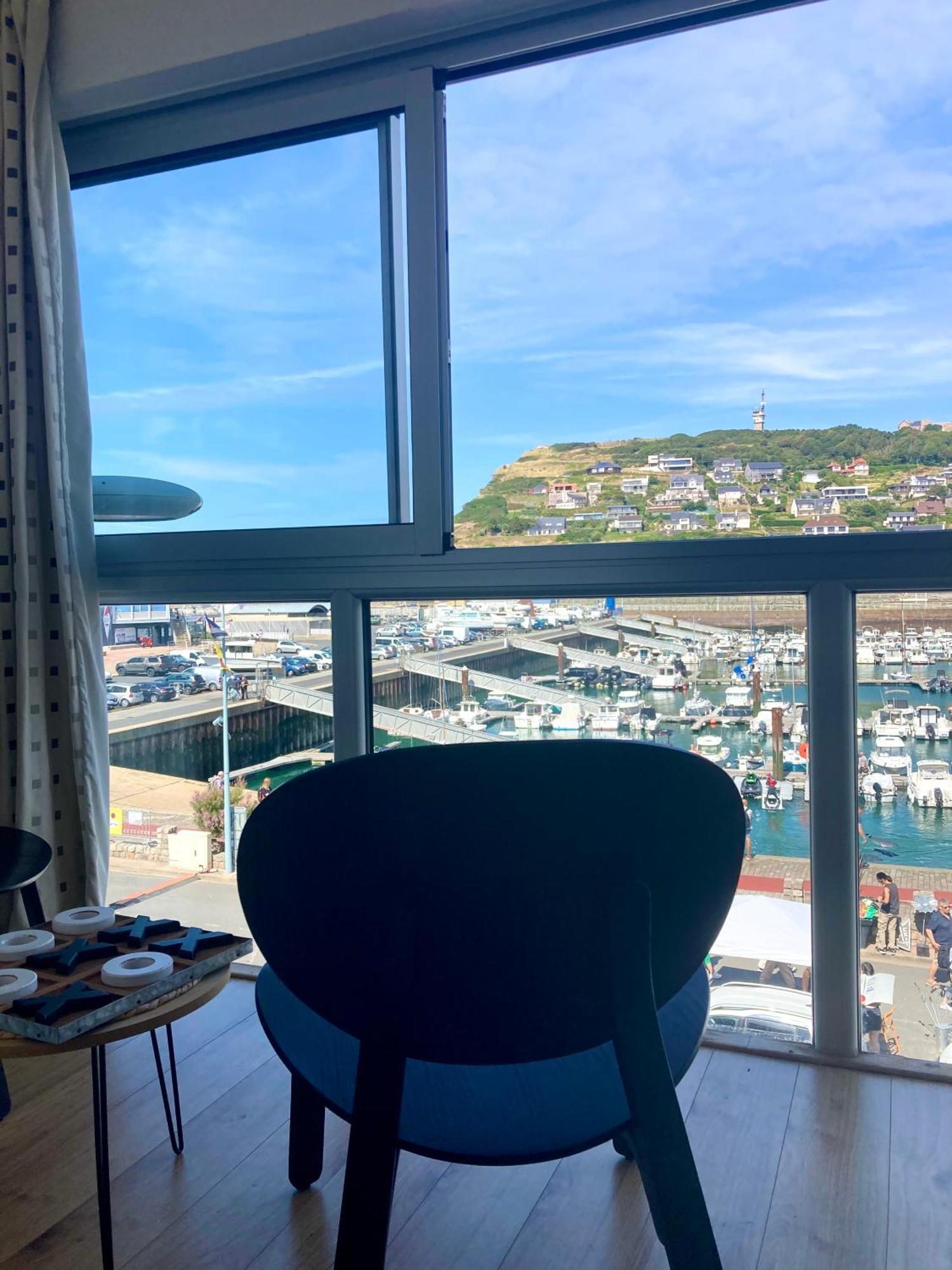Charmant Studio Avec Vue Sur Le Port Et Falaises Fécamp Esterno foto